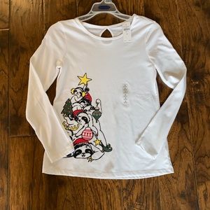 NWT!  Justice holiday shirt, size 10 and 12